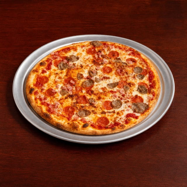 Lg Meat Lovers Pizza.